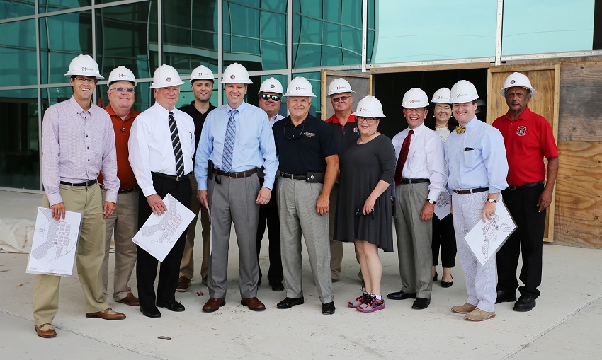 Local, state and federal officials toured East Mississippi Community College’s Communiversity Tuesday. The visitors included Appalachian Regional Commission Federal Co-chair Tim Thomas, as well as representatives from the offices of U.S. Sen. Cindy Hyde-Smith and U.S. Rep. Gregg Harper.